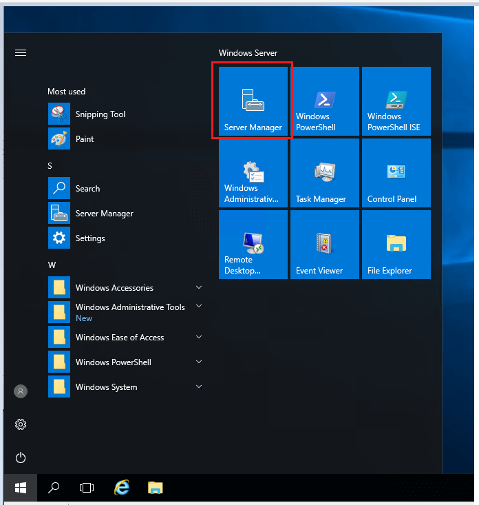 Server Manager overview